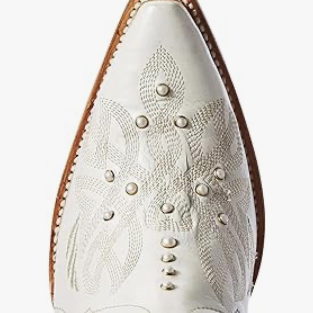 Agodor Embroidered, Pearl ,Cowboy Women’s Boots - Picture 6 of 15